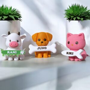 Knitted Toy with NFC Tags + Personalised Name